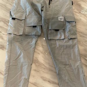boohooMAN grey cargo pants. Men/Women